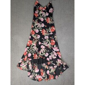 Speechless Maxi Dress Floral Babydoll Top Maxi Tiered Asymmetric Hem Y2K Small